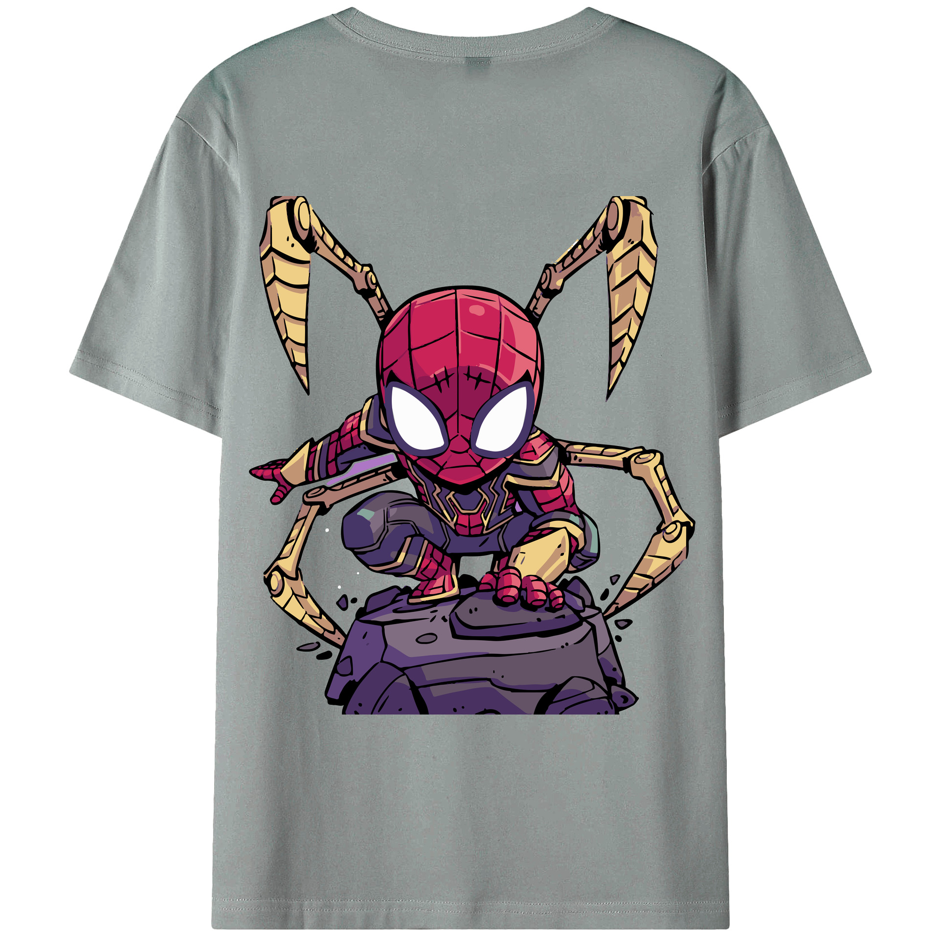 （画像用） アベンジャーズ The Avengers 綿100％ メンズ半袖Tシャツ（バックプリント） 通気性
